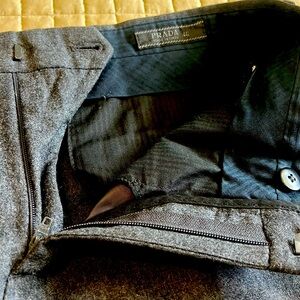 Prada Men’s Wool Dress Slacks